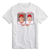 Mike Trout Then & Now MLBPA Tee